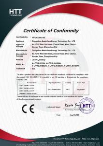 Certificate of conformity